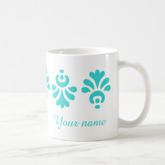 Mug Damas turquoise personnalisées