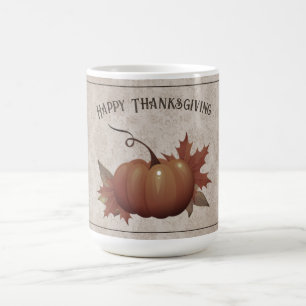 Mug Damask, Citrouille de Thanksgiving