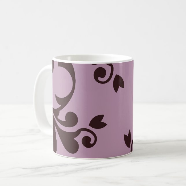 Mug Damask Patch, Damask Design, Damask France Damask (Devant gauche)