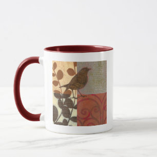 Mug Damask Sparrow