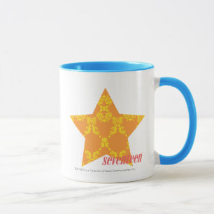 Mug Damassé 3 jaune-orange