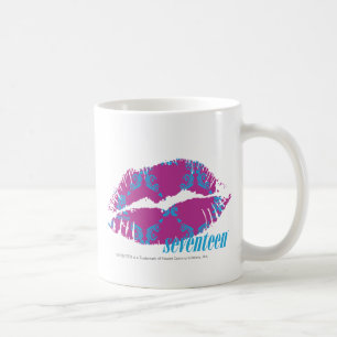 Mug Damassé Aqua-Pourpre