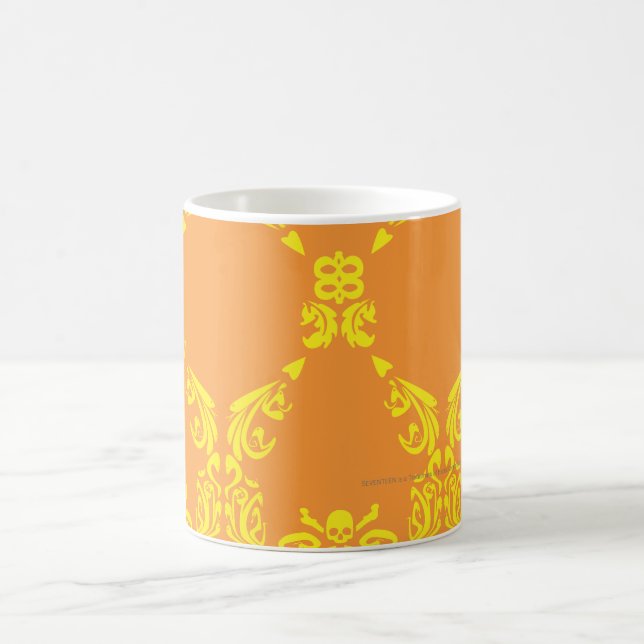 Mug Damassé jaune-orange (Centre)