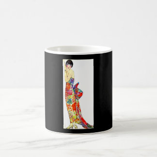 Mug Dame Art déco en forme