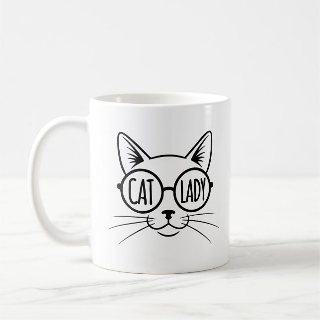 Mug Dame aux chats  (Gauche)