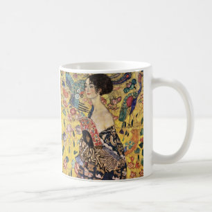 Mug Dame avec un éventail par Gustav Klimt