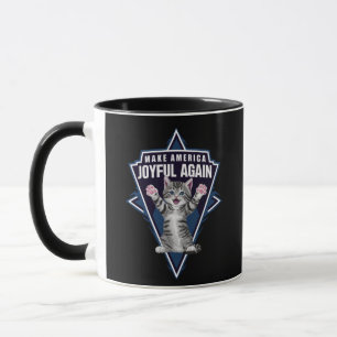 Mug Dame Chats Faisons de l'Amérique un Endroit Joyeux