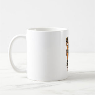 Mug Dame de chat effrayante Halloween Sorcière Web Vin