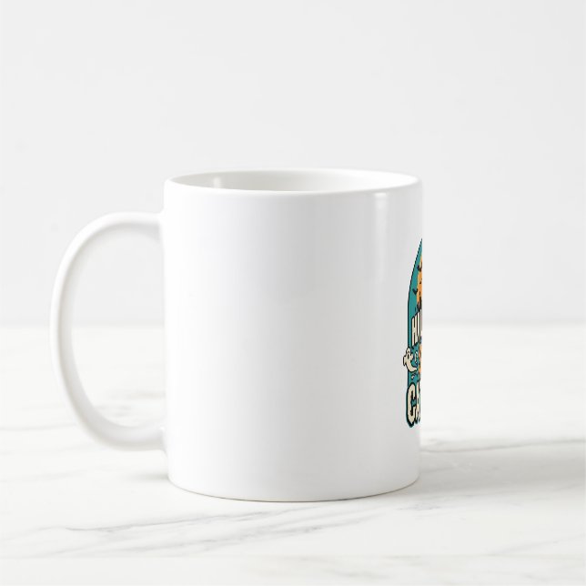 Mug Dame de chat Halloween Épouvantable Maison hantée  (Gauche)