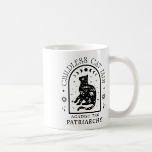 Mug Dame de chat sans enfant contre le patriarcat Femi