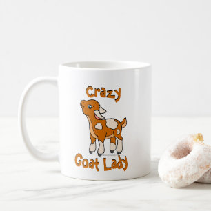 Mug DAME DE CHÈVRE CRAZY   par TotallyGoatally™