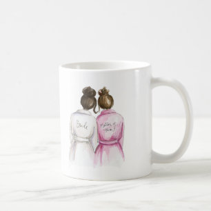 Mug Dame de honneur ? Domestique foncée de petit pain