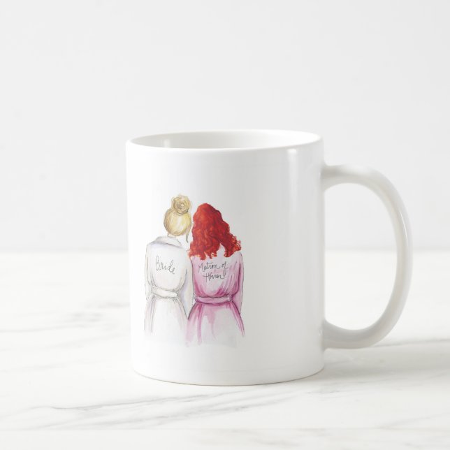 Mug Dame de honneur ? Le rouge de jeune mariée de (Droite)