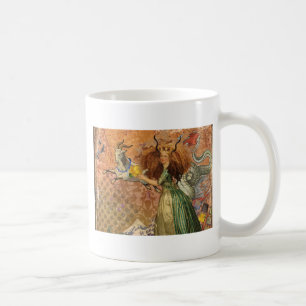 Mug Dame de la Renaissance Capricorne Fantaisie Vintag