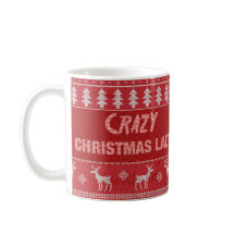 Dame de Noël folle
