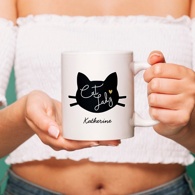 Mug Dame du chat (Créateur téléchargé)