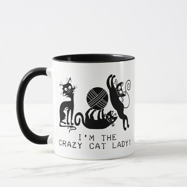Mug Dame du Crazy Cat (Gauche)