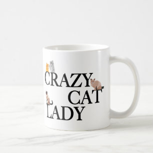 Mug Dame du Crazy Cat