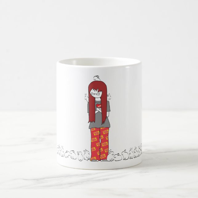 MUG DAME FOLLE DE LAPIN (Centre)
