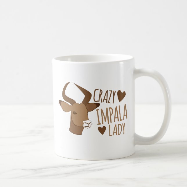 Mug dame folle d'impala (Droite)