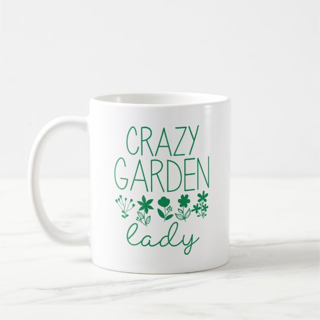 Mug Dame folle du jardin (Gauche)