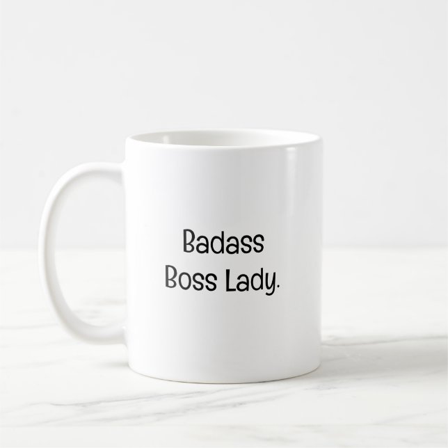 Mug Dame Patronne Badass (Gauche)