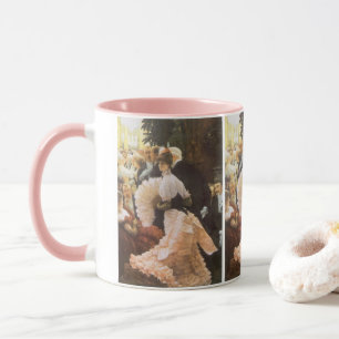 Mug Dame politique par James Tissot, Victorien Vintage