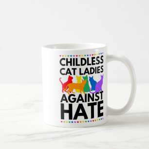 Mug Dames aux chats contre la haine votent pour Kamala