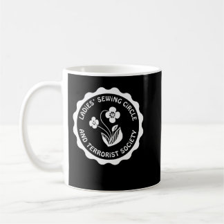 Mug Dames Coudre Cercle et société terroriste Tee