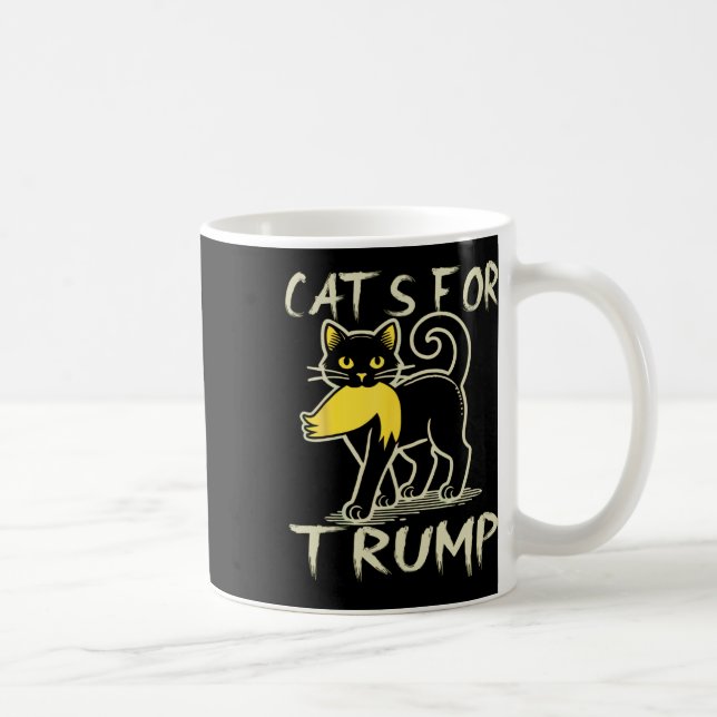 Mug Dames de chat pour Donald Trump 2024 élection sarc (Droite)