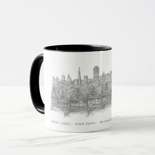 Mug Dames peintes, San Francisco, États-Unis (Devant gauche)