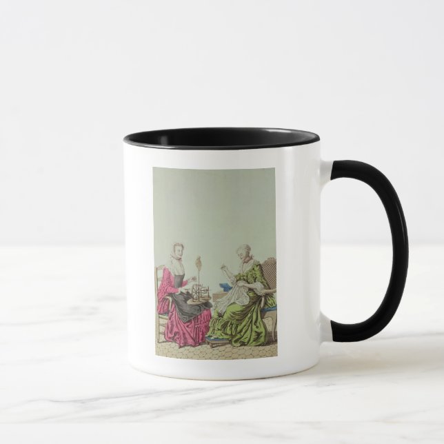 Mug Dames tournant et cousant, c.1765 (Droite)