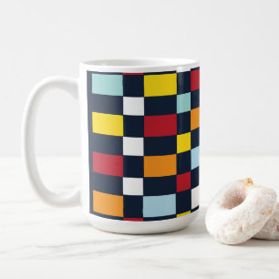 Mug Damier Coloré