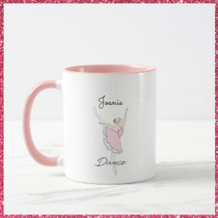 Mug Dancing Ballerina in Pink Tutu