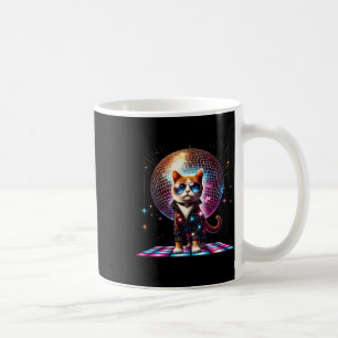 Mug Dancing Chat Disco Ball Kitten Kitty Lover Drôle P