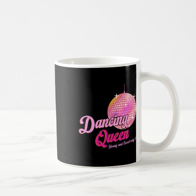 Mug Dancing Queen Tee 17 Anniversaire Disque de danse  (Droite)