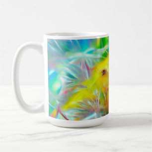 Mug Dandelions Ethereal dans Neon Dreamscape