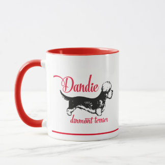 Mug Dandie dinmont terrier