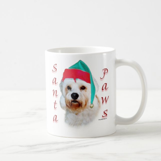Mug Dandie Dinmont Terrier Père Noël Paws (Droite)