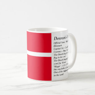 Mug Danemark Drapeau et faits amusants