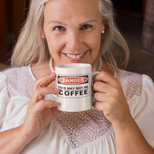 Mug Danger Ceci n'est peut-être pas du café (Créateur téléchargé)