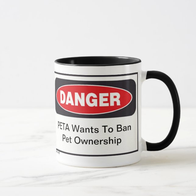 Mug Danger PETA muqueuse (Droite)