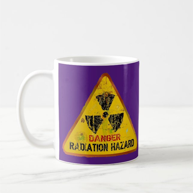 Mug Danger Rayonnement Risque (Gauche)
