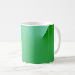 Mug d'angle géométrique Abstrait vert