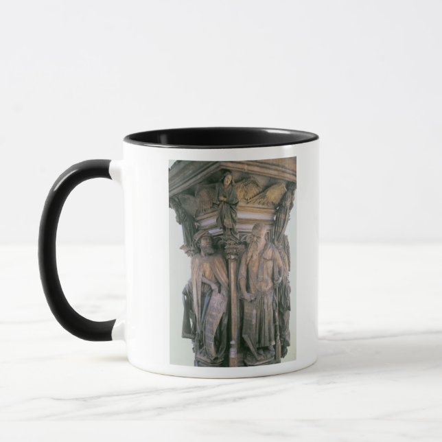 Mug Daniel et Isaïe dans le conflit, piédestal (Gauche)