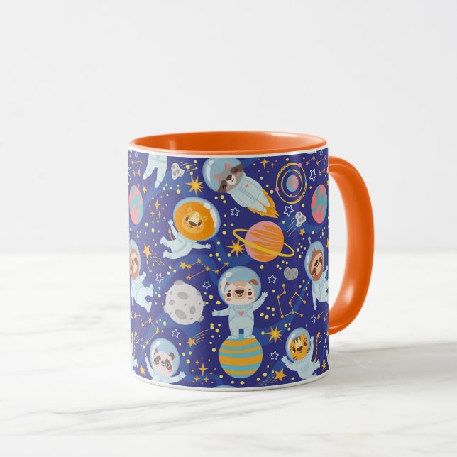 Mug d'animaux spatiaux (Devant droit)