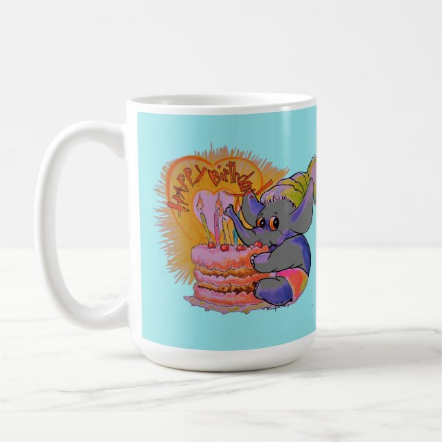 Mug d'anniversaire de Metalphant (Go) (Gauche)