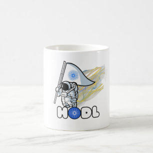 Mug dans cardano hodl astronaute crypto