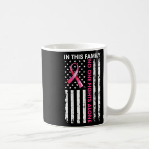 Mug Dans cette famille personne ne combat seul le canc