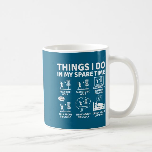 Mug Dans Choses Disc Golf Temps Libre (Droite)